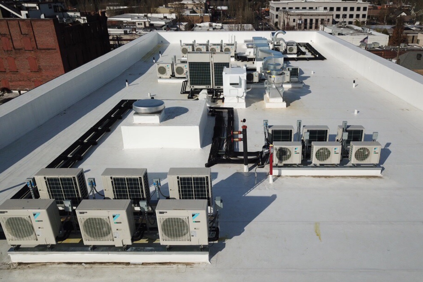 Atticus Hotel Exterior Roof HVAC System